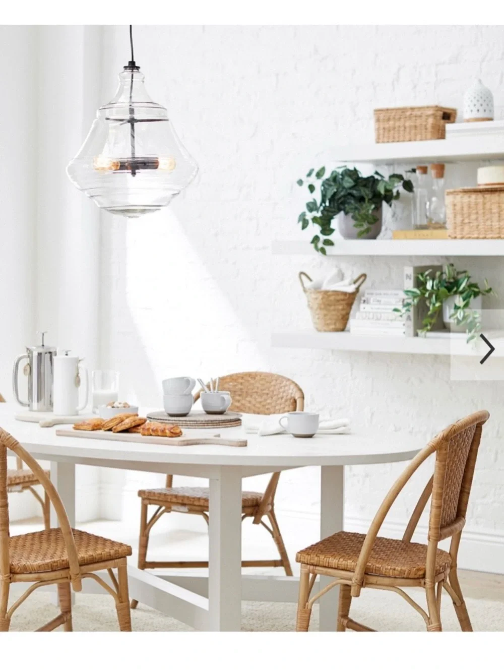 NWT Pottery Barn Brighton Floating Shelf in Classic White 18”